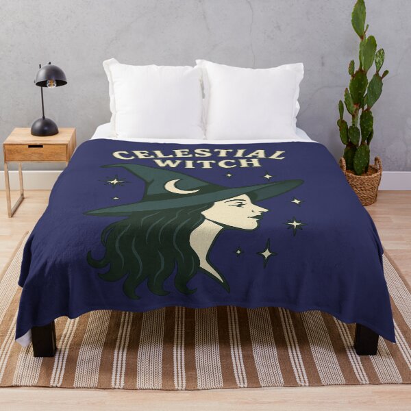Item preview, Celestial Witch – Mystical Moon and Stars Halloween Art designed and sold by Nuvijo.