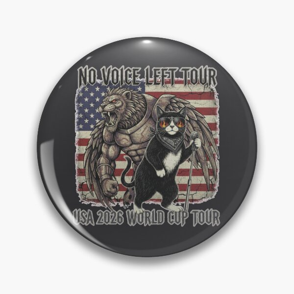 Artikelvorschau, No Voice Left Tour – USA Heavy Rock Weltmeisterschafts-Shirt entworfen und verkauft von catastrocat.
