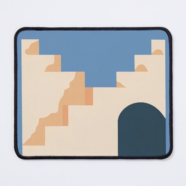 Item preview, Casablanca Abstract Architecture Minimalist Travel Poster designed and sold by LaFabricaArt.