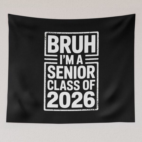 Item preview, Bruh, I'm a Senior Class of 2026 Design designed and sold by Gogetgiggles.