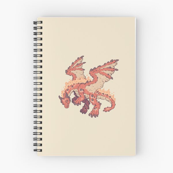 Item preview, Fire Lava Dragon, molten fantasy illustration designed and sold by Magnificent Lizard.