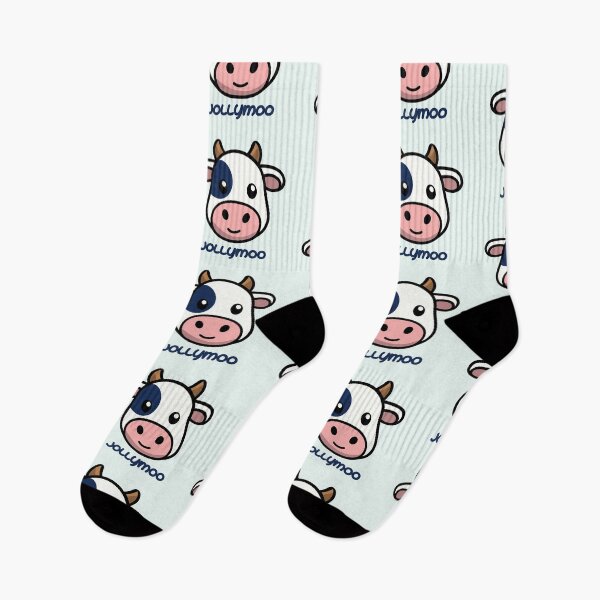 Item preview, Cute Cartoon Cow Face Cow Head Vector Art title jolly moo Stylized Animal Head with Black Eye Patch and Pink Nose designed and sold by AtonuHaque.