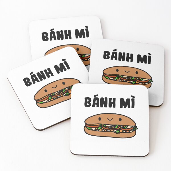Item preview, Kawaii Bánh Mì Design – Cute Vietnamese Sandwich Art for Food Lovers and Asian Food Fans designed and sold by mariekawaii.