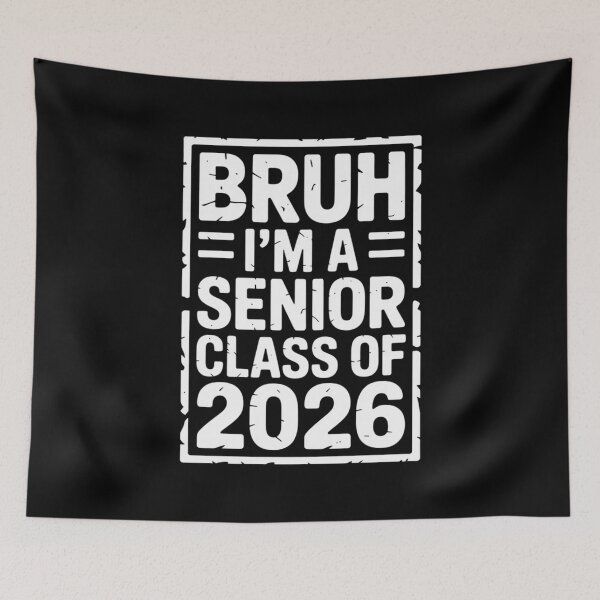 Item preview, Bruh, I'm a Senior Class of 2026 Design designed and sold by Gogetgiggles.