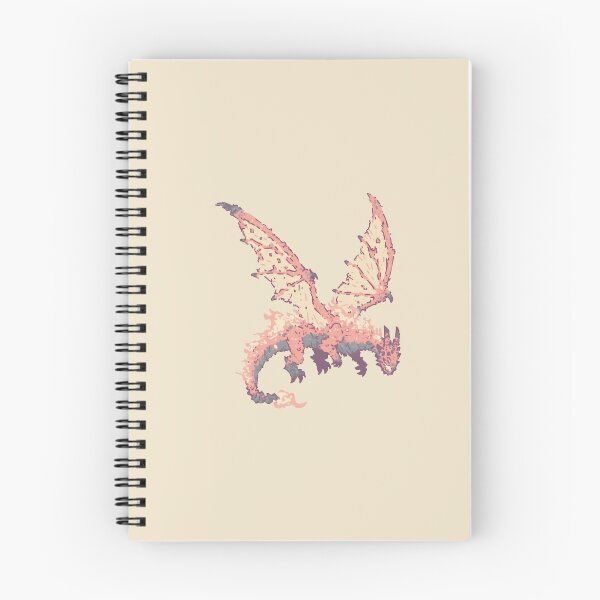 Item preview, Fire Lava Dragon, pastel textured fantasy illustration designed and sold by Magnificent Lizard.