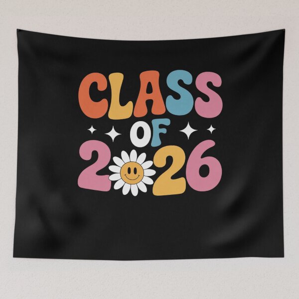 Item preview, Class of 2026 Colorful Smiley Daisy Design designed and sold by Gogetgiggles.
