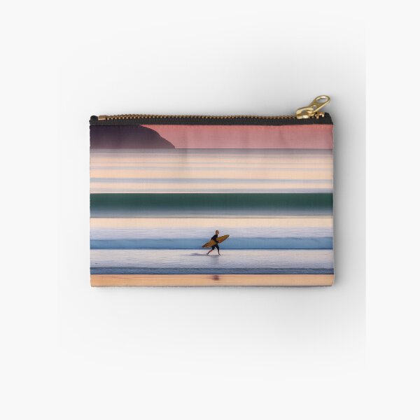 Item preview, Golden Hour Surfer Running on Beach designed and sold by LaFabricaArt.