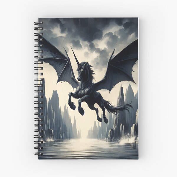 Item preview, Black Alicorn, Ai Generated Art  designed and sold by ACC .