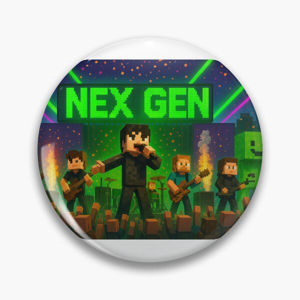 Item preview, Bring Me The Horizon tribute to Oliver Sykes with Minecraft-style band designed and sold by Artitectozz.