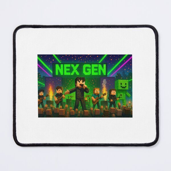Item preview, Bring Me The Horizon tribute to Oliver Sykes with Minecraft-style band designed and sold by Artitectozz.