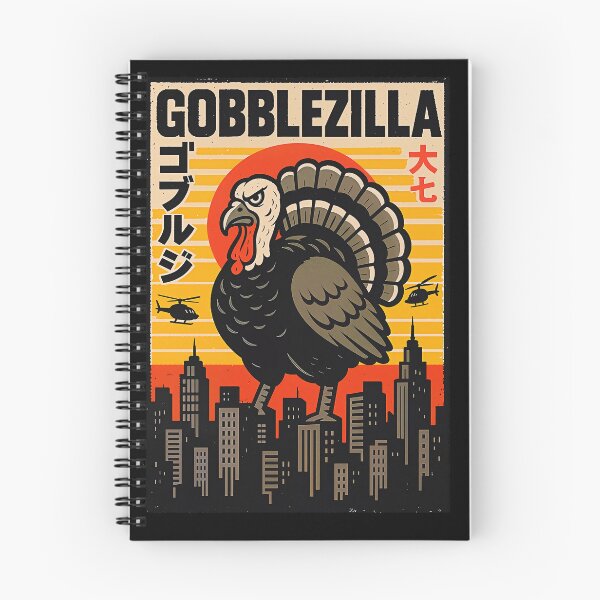 Artikelvorschau, Thanksgiving-Truthahntag Gobblezilla entworfen und verkauft von gear-posters.