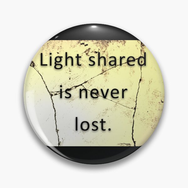 Item preview, Light shared is never lost. designed and sold by vagar.