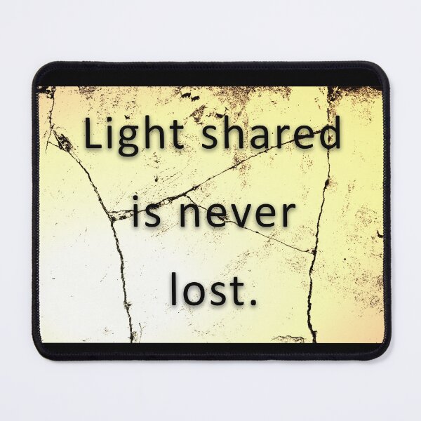 Item preview, Light shared is never lost. designed and sold by vagar.