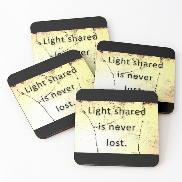 Item preview, Light shared is never lost. designed and sold by vagar.