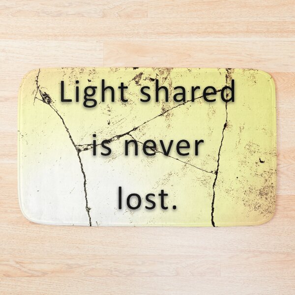Item preview, Light shared is never lost. designed and sold by vagar.