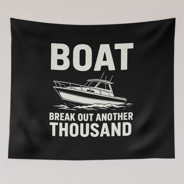 Item preview, Boats Break Out ANother Thousand designed and sold by ChristinasMess.