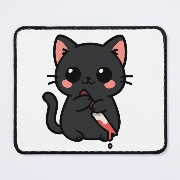 Item preview, Killer Cat – Cute But Deadly Halloween Cat Design designed and sold by Nuvijo.