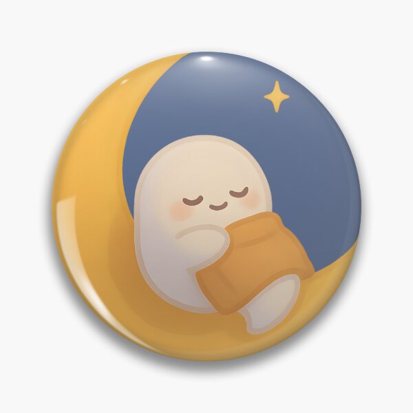 Item preview, Sleepy Moon Ghost Cozy Night  designed and sold by LuKreate.