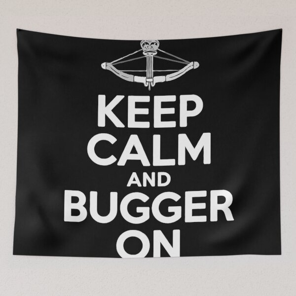 Item preview, Keep Calm and Bugger On designed and sold by scarlov.