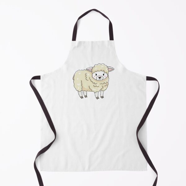 Item preview, White Sheep Kawaii Illustration designed and sold by casserolepets.