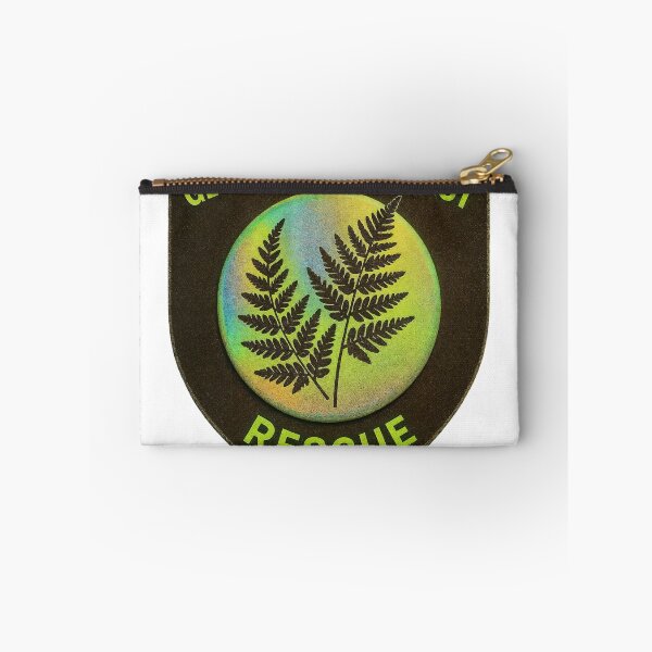 Item preview, Shield patch with holographic emblem and fern fronds design designed and sold by Creative88Art.