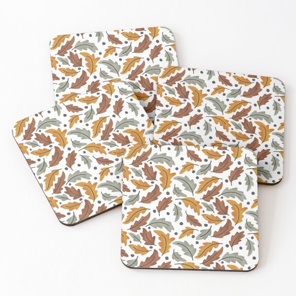 Item preview, Autumn Textured Leaves Pattern designed and sold by Farissa Designs.