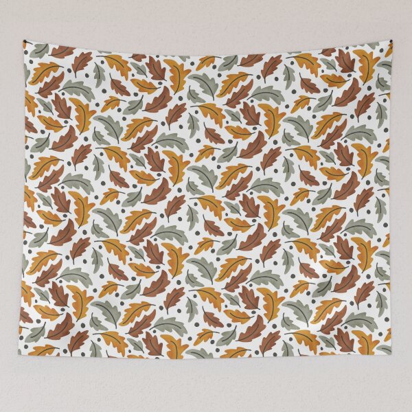 Item preview, Autumn Textured Leaves Pattern designed and sold by Farissa Designs.