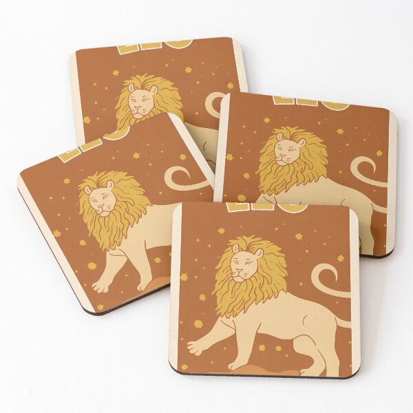 Item preview, Leo Zodiac Leo Warm Earth Tones Retro Art designed and sold by LaFabricaArt.