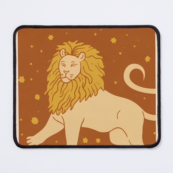 Item preview, Leo Zodiac Leo Warm Earth Tones Retro Art designed and sold by LaFabricaArt.