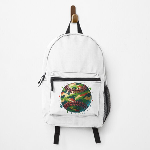 Item preview, Camouflage Baseball with Splatter Art Design designed and sold by ArtfulWeave.