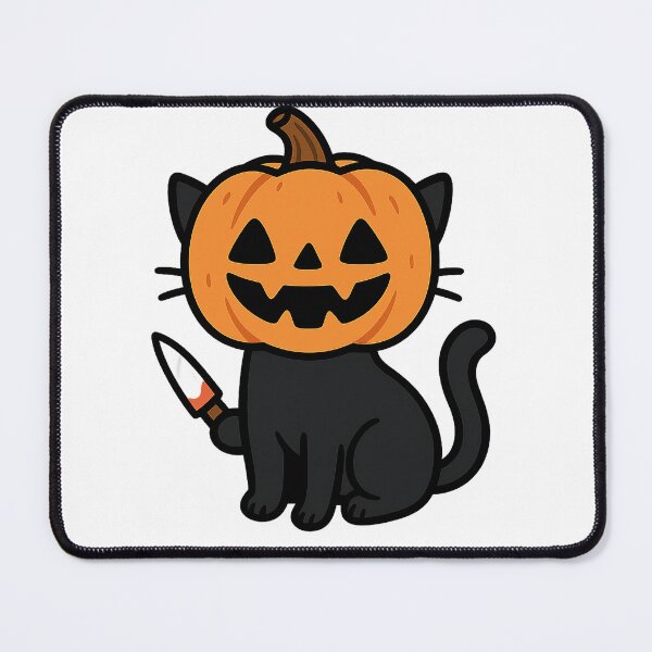 Item preview, Pumpkin Cat – Cute Halloween Cat and Jack-O’-Lantern Fusion designed and sold by Nuvijo.