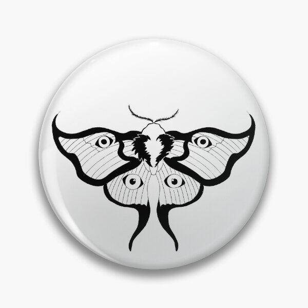 Item preview, Gothic Eyed Moth designed and sold by Art By Vyias.