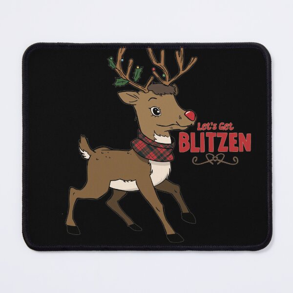 Item preview, Let's Get Blitzen Christmas Jumper | Funny Scottish Reindeer Gift | Cute Festive Reindeer Design designed and sold by Loom on the Loch.
