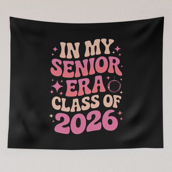 Item preview, In My Senior Era Class of 2026 Disco Design designed and sold by Gogetgiggles.