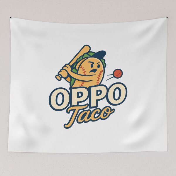 Item preview, Oppo Taco – Baseball Slang Design by Backstop & Co. designed and sold by BackstopAndCo.