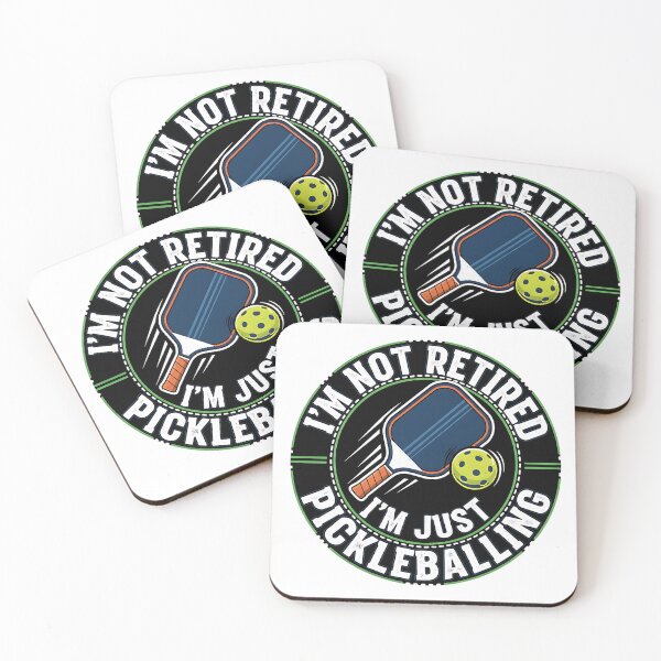 Item preview, I'm not retired, Im just pickleballing designed and sold by King Arthur's Hall.