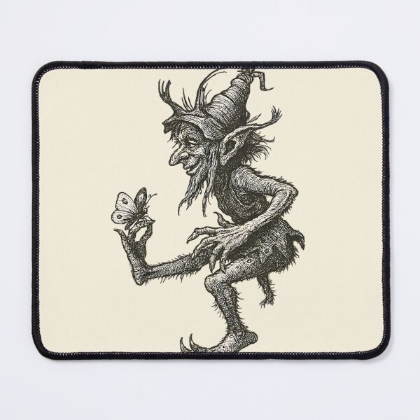 Item preview, Vintage Goblin Illustration – Antique Fairy-Tale designed and sold by GalleryGlow Fantasy Art.