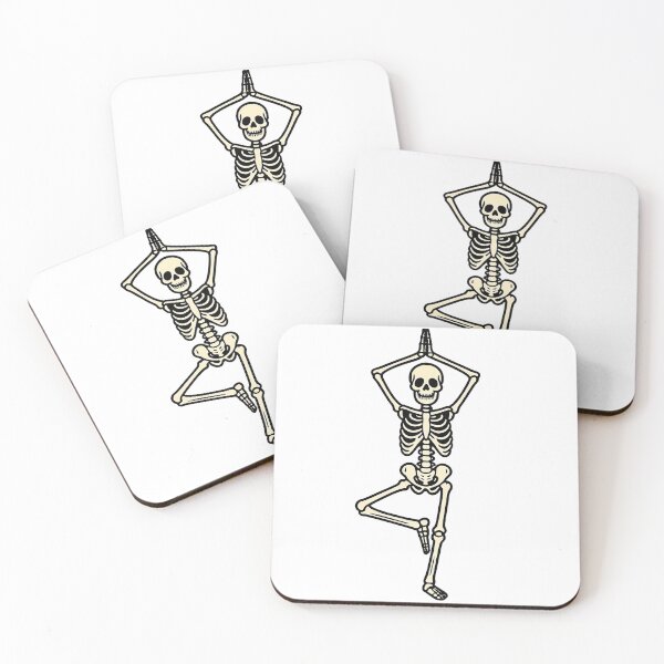 Item preview, Skeleton Yoga – Funny Spooky Fitness Halloween Design designed and sold by Nuvijo.