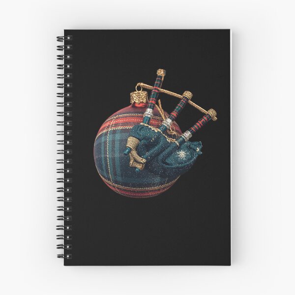Item preview, Christmas Bagpipes Tartan Design | Scottish Musical Gift | Festive Highland Art designed and sold by Loom on the Loch.