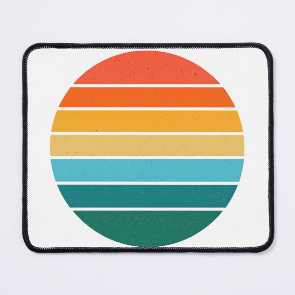 Item preview, Retro Sunset Gradient Circle Minimalist Design designed and sold by ArtfulWeave.