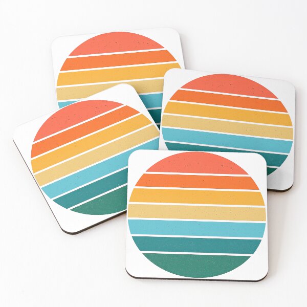 Item preview, Retro Sunset Gradient Circle Minimalist Design designed and sold by ArtfulWeave.