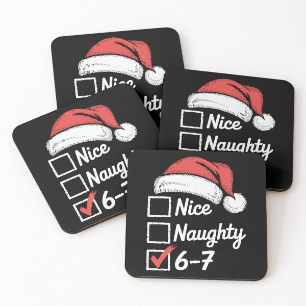 Item preview, Funny Christmas Meme Nice Naughty Brain Rot Humor designed and sold by AScribbler0.