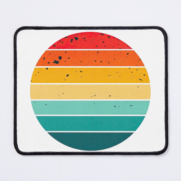 Item preview, Retro Sunset Gradient Circle Vintage Aesthetic Design designed and sold by ArtfulWeave.