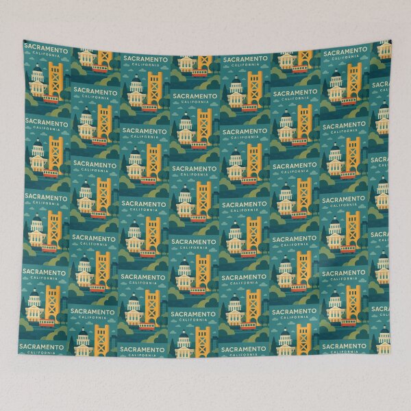 Item preview, Sacramento California  designed and sold by Broken Antler Designs .