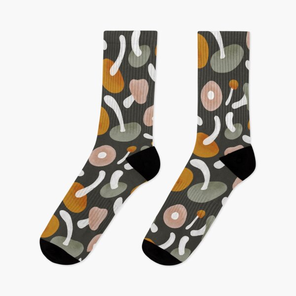 Item preview, Autumn Mushrooms Botanicals Pattern designed and sold by Farissa Designs.