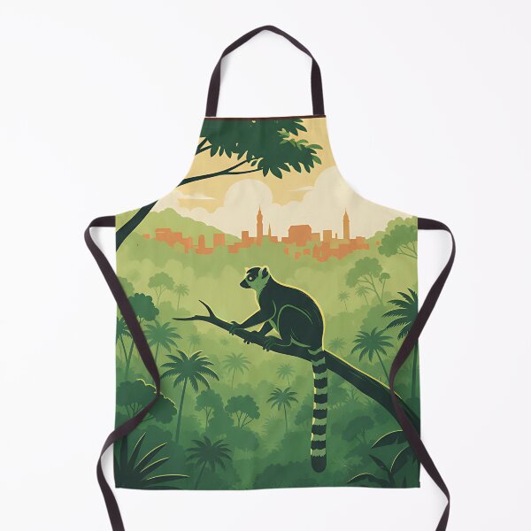 Artikelvorschau, Antananarivo Madagaskar Lemur Tropical Forest Art entworfen und verkauft von Orviona.