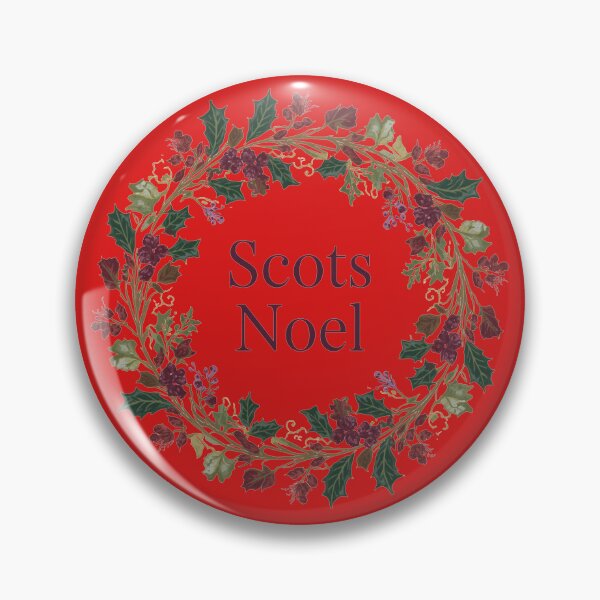 Artikelvorschau, Scots Noel Weihnachtskranz-Design | Schottisches Weihnachtsgeschenk | Elegante festliche Kranz-Illustration entworfen und verkauft von Loom on the Loch.