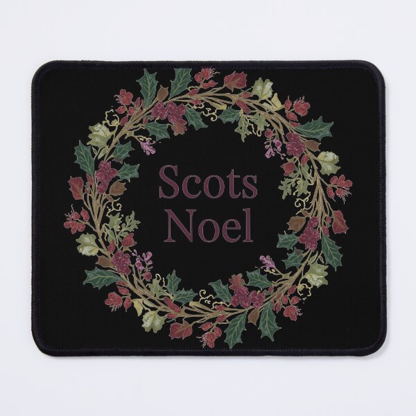 Item preview, Scots Noel Christmas Wreath Design | Scottish Holiday Gift | Elegant Festive Wreath Illustration designed and sold by Loom on the Loch.