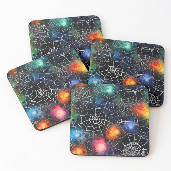 Item preview, Halloween Neon-Bright Spider Webs In Outer Space designed and sold by DEC02.