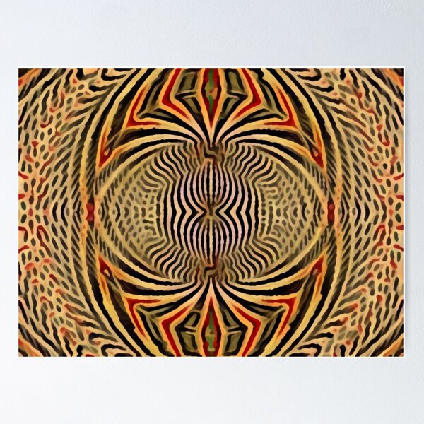 Item preview, Abstract Stripes Jungle Pattern  designed and sold by Poetic Patterns Studio.